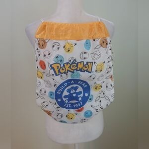 Build-A-Bear BAB Pokemon Drawstring Cinch Sack Backpack Bag